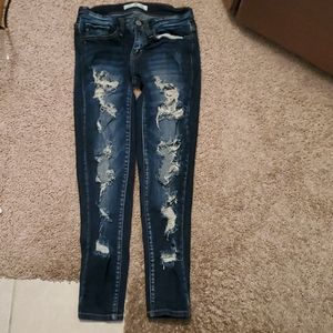 Kancan distressed ankle jeans size 25